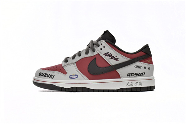 Men's Dunk Low Red/White Shoes 274